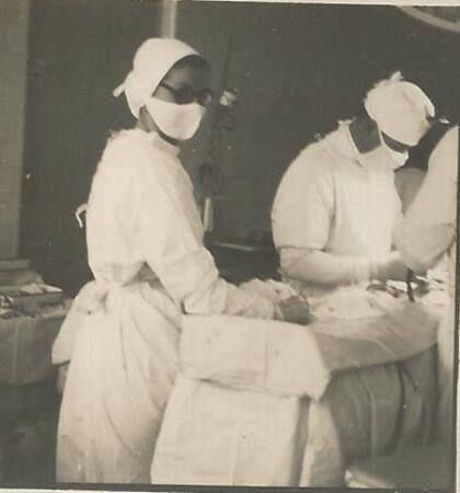 Ilse Buddenberg fue enfermera e insturmentista en la clínica que tenían junto a su marido en Eldorado