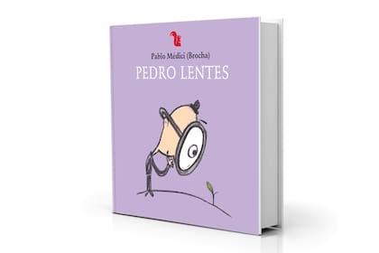 Ilustración creada a partir de la portada de "Pedro Lentes", el nuevo libro de Brocha