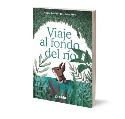Ilustración creada a partir de la tapa de "Viaje al fondo del río"