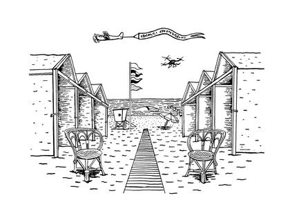 Ilustración de Aruki para el libro