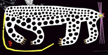 Ilustración de la argentina Anabella López exhibida en la muestra de la Feria de Bolonia 2026