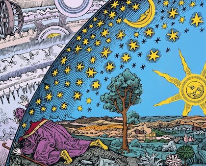 Ilustración de "l'Atmosphère : météorologie populaire" de Camille Flammarion, 1888