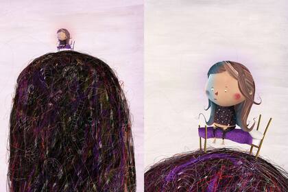 Ilustración de Pablo Bernasconi de su libro "Miedoso"