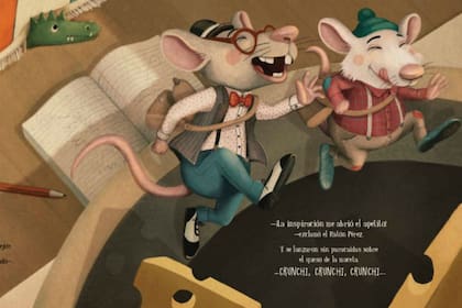 Ilustración interior de El ratón Pérez y su socio