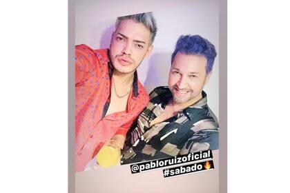 Pablito Ruiz, en una fiesta