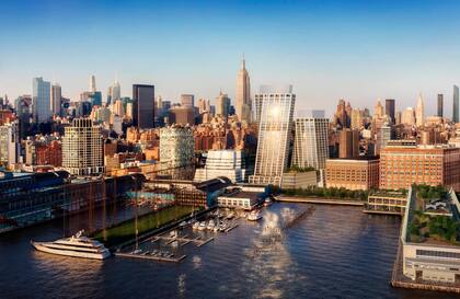 Imagen de cómo se verán las torres de Six Senses en el barrio de West Chelsea de Nueva York.