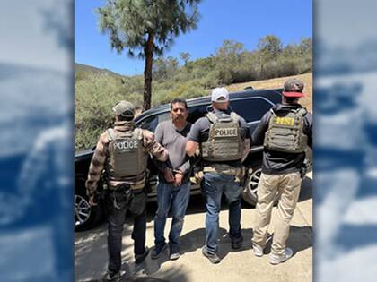 Imagen de Jesús Bahena en el operativo de su arresto