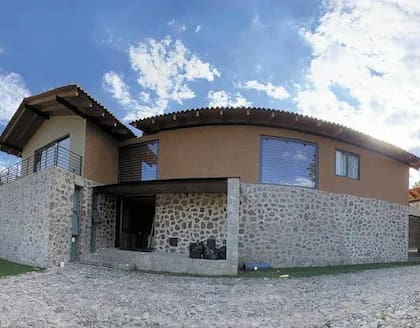 Imágen de la casa en la que se refugiaba "El Mencho"