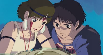 Imagen de la película La princesa Mononoke creada por el Estudio Ghibli. Crédito: Estudio Ghibli.