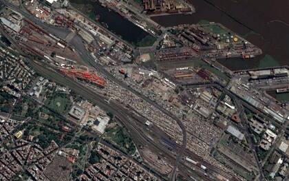 Imagen de la villa 31 y 31 bis en 2016. La villa 31 y 31 bis, en Retiro, tuvo un crecimiento exponencial en los últimos 15 años