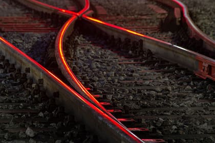 Imagen de las vías en el túnel de la Línea A, por Guillermo Villa