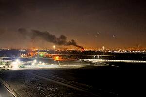 Imagen de redes sociales que muestra los ataques israelíes sobre Irán