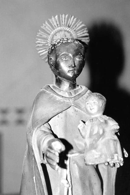 Imagen de San Benito, el santo que, según algunos historiadores, era venerado por los esclavos que vivían en Buenos Aires, especialmente en la zona de Palermo