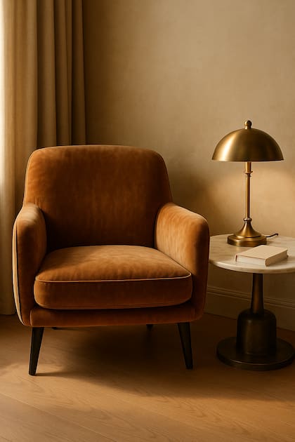 Imagen de un interior en detalle generada con IA