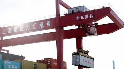 Imagen de un puerto de China (Archivo) 