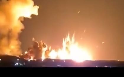 Imagen de uno de los últimos ataques de EE.UU. contra Irán