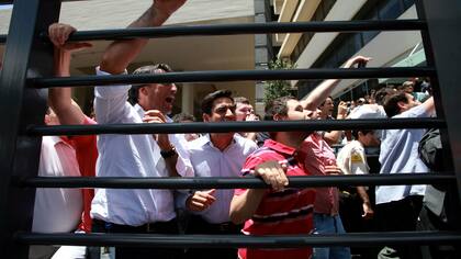 Imágen del allanamiento a Cablevisión