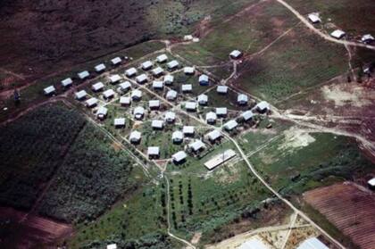 Imagen del FBI tomada después de la masacre, que muestra la amplitud del complejo