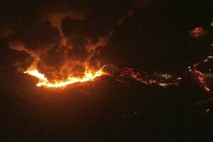 Imagen del incendio en un vivero de Kissimmee, Florida