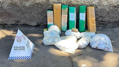 Imagen del operativo publicada por la Policía Militar del Estado de Rio de Janeiro. Fuente: X