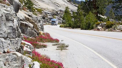 Imagen del parque nacional de Yosemite en California, durante el invierno (Web/NPS)