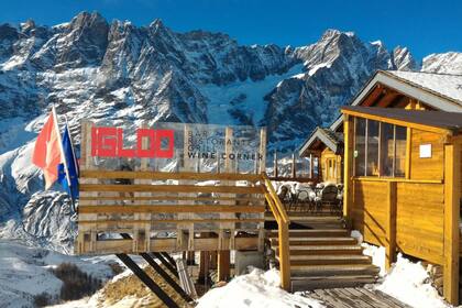 Imagen del restaurante donde se refugió el turista
