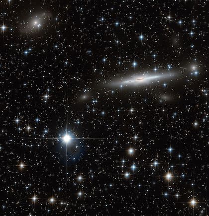 Imagen del telescopio Hubble del lugar donde está ubicado el Gran Atractor