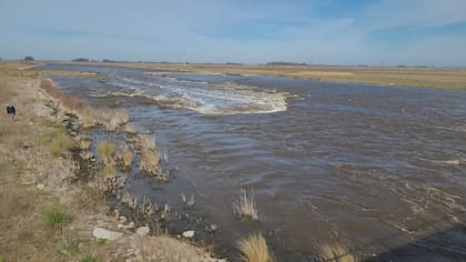 Imagen en tierra del efecto cascada que se genera