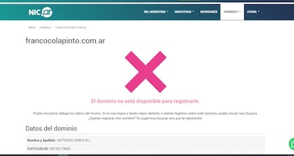 Imagen ilustrativa del dominio recuperado.