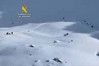 Murieron tres esquiadores tras una fuerte avalancha en el norte de España