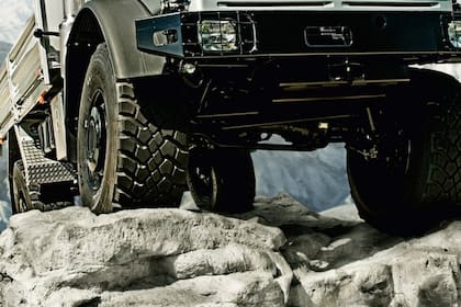 Imagen promocional de los Unimog (versión civil)