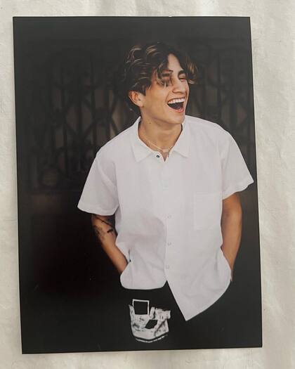 Imagen que compartieron los familiares de Cooper Noriega tras su fallecimiento.