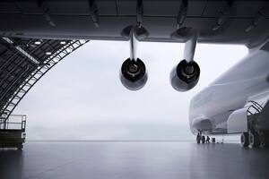 Imagen realizada por computador del diseño de la aeronave.