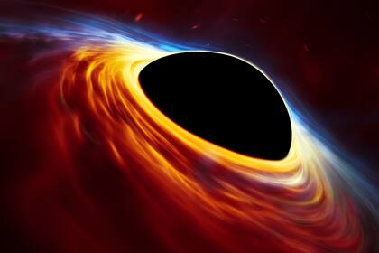 Imagen representativa de un agujero negro