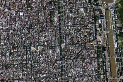 Imagen satelital de Buenos Aires