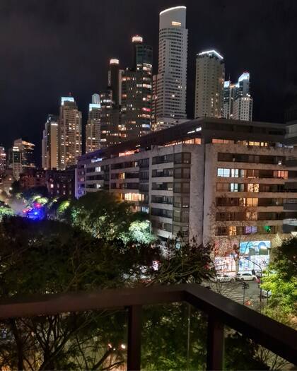 Imagen tomada desde el balcón donde Marcela y Roby convivieron durante dos meses.