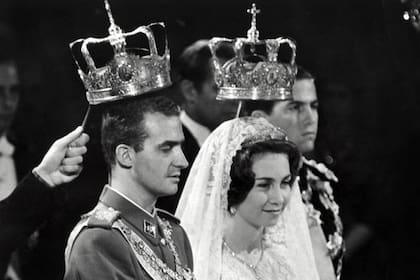 Imagen tomada el 14 de mayo de 1962 el día de la boda de Juan Carlos I con la Reina Sofia