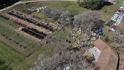 Imágenes aéreas del remate de la Cabaña La Biznaga