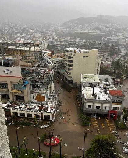 Las Imágenes Más Fuertes Del Impacto Del Huracán Otis En Acapulco La Nacion 