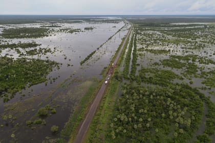 Imágenes de las inundaciones en Bella Vista, Corrientes