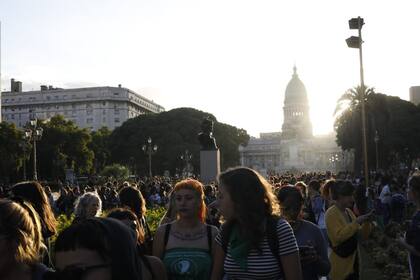 Imágenes del Congreso en la marcha 8M 2019 por el Día de la Mujer