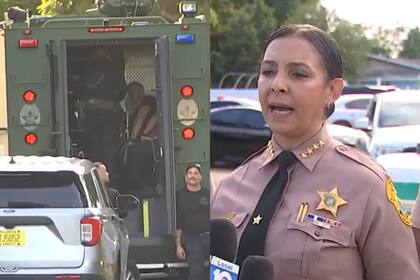 Imágenes del operativo, donde efectuó declaraciones la sheriff Rosie Cordero-Stutz