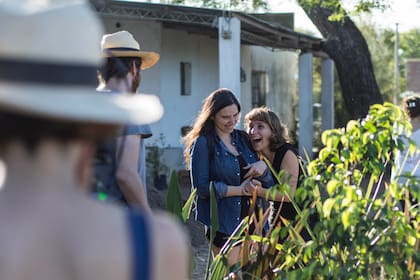 Imágenes del rodaje de la película Trenque Lauquen que se vio en febrero y marzo en el Malba y luego en la Sala Lugones.