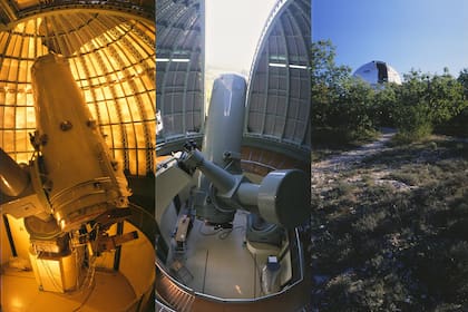 Imágenes del telescopio de 193cm usado en el hallazgo