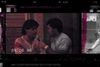 Imágenes grabadas por los jugadores de la selección argentina durante el Mundial M{exico 1986