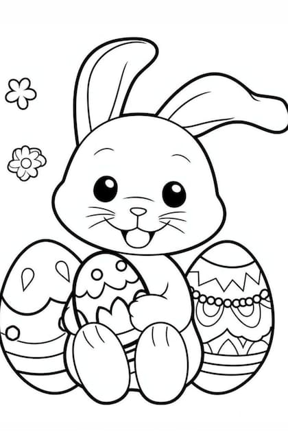 Imágenes impresas para pintar en Pascuas