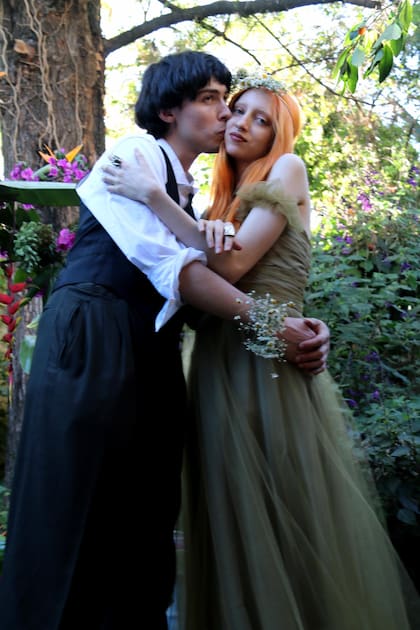 Imán estuvo acompañada por su novio, el músico Estanislao Correa Perkins.