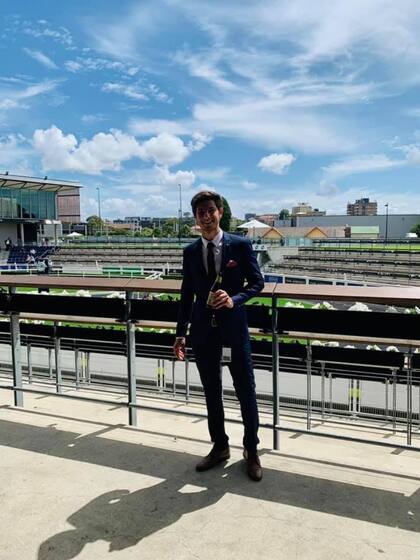 Imanol Triana en el hipódromo Royal Randwick de Sidney