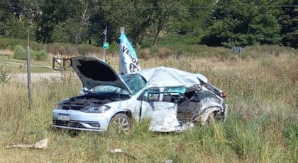 Impactante choque en Tandil provocó la muerte de dos jóvenes y un camionero