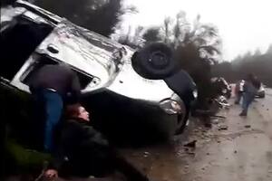 Impactante colisión: un muerto y tres heridos en un choque frontal en el camino al Cerro Catedral